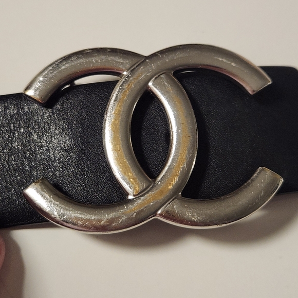 Chanel Classic CC Belt Reversible Black/Burgundy main image 4
